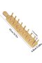 Taco holders, 1 piece bamboo - holds 8 tacos each, multifunctional food stands for tortillas, burritos, charcuterie - 5