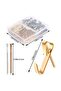 80-piece wall hanging accessory set, including wall hangers, wall hooks, etc. (20 gold / 20 silver) - 2