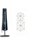 (Umbrella cover only) Waterproof sun umbrella cover, telescopic pole, zipper closure, 190 x 30 cm - 4