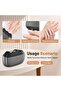 Electric Automatic 3-in-1 Nail Clippers with Magnetic Cover - USB Rechargeable Smart Trimmer - White - 2