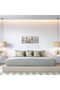 30x40 cm 3 Panel Gallery Wrapped Canvas | Gold Dandelion Wall Art | Modern Grey Marble Decor - 4