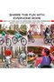 Outdoor bike pull rope - children's mountain bike pull rope - parent and child resistance rope - portable bike pull rope - bicycle accessories - red - 4