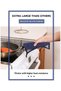A set of 6 heat-resistant mats, including silver-coated square placemats for heat-resistant gloves, anti-scalding food mats - 3