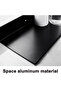 Self-Adhesive Wall-Mounted Bathroom Shower Shelf (40cm, Charcoal Gray) - 4