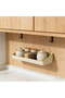 No-drill spice rack, 12.4x4.4 inch wall-mounted spice rack, kitchen storage organizer, suitable for spice bottles, jars, and cooking utensils. - 3