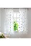 - Curtains 1 m long - Voile curtains - Transparent