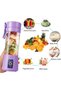 Portable Blender Mini Smoothie Blender Shakes Smoothies 380ml Mini Mixer 6 Blades Electric USB Juicer Home Outdoors Travel Light Purple - 4