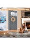 Magnetic door curtain Dimensions: 80 cm wide × 200 cm high Equipped with transparent window Winter weight Oxford cotton Self-closing door cover - 3