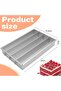 Rectangular baking pan, adjustable, four-compartment design, for baking cakes, toasts, breads, and multi-layer cakes. - 4
