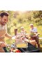 Outdoor BBQ Basket, Stainless Steel BBQ Mesh Tube - Medium Size - 3