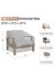 Waterproof Patio Chair Covers Deep Seat Lounge Heavy-Duty Outdoor Furniture Covers 29"W x 30"W x 36"H 2-Pack Grey - 2