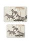 Bath Mat Set of 2 with Non-Slip Base and Washable 60X90 cm - 50X60 cm - 2