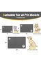 Pet feeding mat - absorbent mat, suitable for dog food and water bowls (40.6 x 61 cm, dark gray) - 2