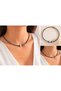 Pearl Detailed Crystal Necklace - 5