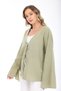 Myrab Women's Linen Kimono – Oversized Comfortable Fit Summer Long Sleeve Kimono - 7