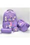 A+ Quality Kız Melodi Lila Primary School Orthopedic 3-Piece Set with Pen Holder, Foil-Lined Lunch Bag, 3 Compartments 509 - 2