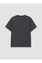 Peak New Season Anthracite Crew Neck Printed Boys' T-Shirt - 4