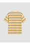 Esvab • Modern & Distinctive Zero Roba Collar Striped Boys' T-Shirt - 4