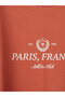 Brown Crew Neck Paris Printed Boys' T-Shirt - 3