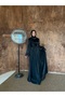 Fairy Spanish Sleeves, Draped Bust, Waist Detail, Chiffon Hijab Evening Dress - 2