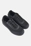 Women Lace Up Sneakers, Black - 4