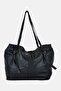 Women Brand Logo Tote Bag, Black - 3