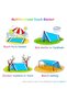 Waterproof and sandproof beach mat, 79 inches x 83 inches, quick-drying and lightweight, for 2-6 adults, with pegs, Travel, camping, hiking - 4