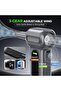 180,000 RPM Professional High-Power Cordless Compressed Air Duster with LED Light - 3
