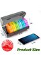 Weekly Pill Box, 4-Day & 7-Day Daily Organizer with 28 Extra-Large Compartments for Travel & Vitamins, Rainbow - 3