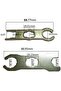 Solar energy connector key, metal, aluminium, zinc - 3