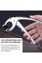 Anti-Burn Clip Cooking Scissors Tongs - Zinc Alloy Oven Clip Tongs Grip - Hot Pot Tray Baking Sheet Pan Dish Grabber - 3
