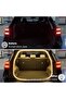 LED trunk light strip, 4m range, car sensor light, interior lighting, scratch-resistant silicone, flexible and universal (warm light) - 4