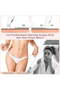 Women's electric shaver, 5-in-1 bikini trimmer, wet and dry, face, nose, eyebrows, arms, underarms, legs, pubic area, painless hair removal. - 2