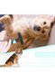 Cat and dog undercoat comb, hair loss comb, short or long bristle pet comb, double row of steel needles. - 5