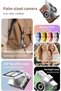 Mini Keychain Camera 1080P Digital Camera with 64GB TF Card Compact Gadget for Kids Adults Collector Item Gift Travel Birthday Pink - 5