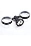 Black wall-mounted double mouthwash cup holder - 5