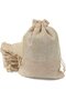 Storage Bags - 20-Pack - With Adjustable Drawstring - Linen Bags - Reusable Drawstring Bags - Gift Bags - Craft Bags - Art Supplies Bags - 23 x 17 cm