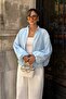 Women's Scallop Embroidered Blouse Jacket - 2
