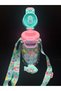 600ML Dreamy Mermaid Kids Water Bottle For School, Sippy Cup with Straw, Dual Drink Design with Free Magnetic Plush Toy Brooch - 5