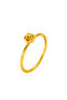 Golden Rose Detail Ring - 2