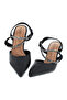 Solid Pointed Toe Flat Sandals - 5