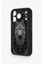 iPhone 17 Pro Compatible Ethnic Wolf Pattern Silicone Case - 3