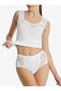 Blackspade Women's Slip High Waist Panty Lacy Private 1316 - White - 2