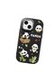 iPhone 15 Compatible Case Camera Protector Black Silicone Couple Phone Case Panda Patterned - 3