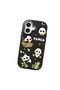 iPhone 17 Compatible Case Camera Protector Black Silicone Couple Phone Case Panda Pattern - 3