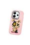 Redmi Note 14 4g Compatible Case Camera Protector Pink Silicone Couple Phone Case Character Patterned - 3