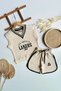 Lakers Embroidered Detailed Boys' Sports Set - Beige - 2