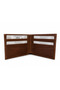 Genuine Leather Horizontal Tan Color Men's Wallet with Gift Box Mcz3003B - 2
