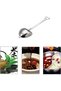 5 Pieces Heart Shaped Strainer Stainless Steel Tea Strainer Long Grip Strainer for Loose Leaf Tea Teapot Filter Cooking Filter Mulling Spices - 3