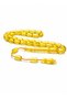 Premium Drop-Imitation Amber Prayer Beads with Lighted Box – 33 Capsule-Cut Gift Prayer Beads Yellow - 3